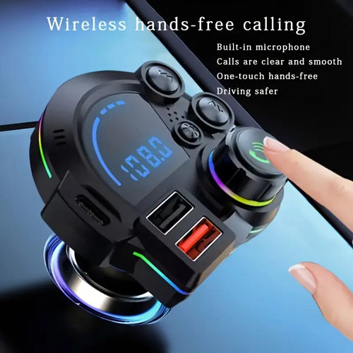 Crystal-Clear Hands-Free Calling & Fast Dual Car Charger