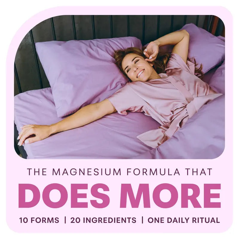 Premium 20-in-1 Magnesium Complex for Women’s Daily Balance, Energy & Deep Relaxation