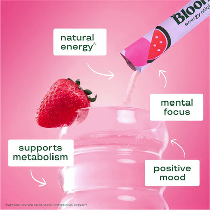 Natural Energy Sticks for Instant Focus and Clean Metabolism Boost - 2 Pack per Set