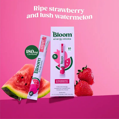 Natural Energy Sticks for Instant Focus and Clean Metabolism Boost - 2 Pack per Set