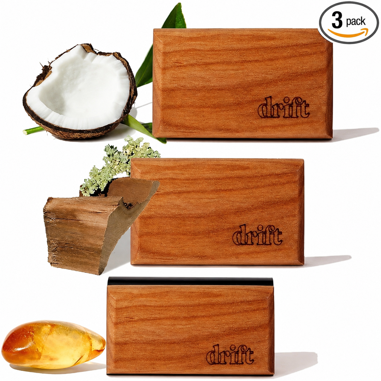 Premium Organic Wood Car Air Freshener