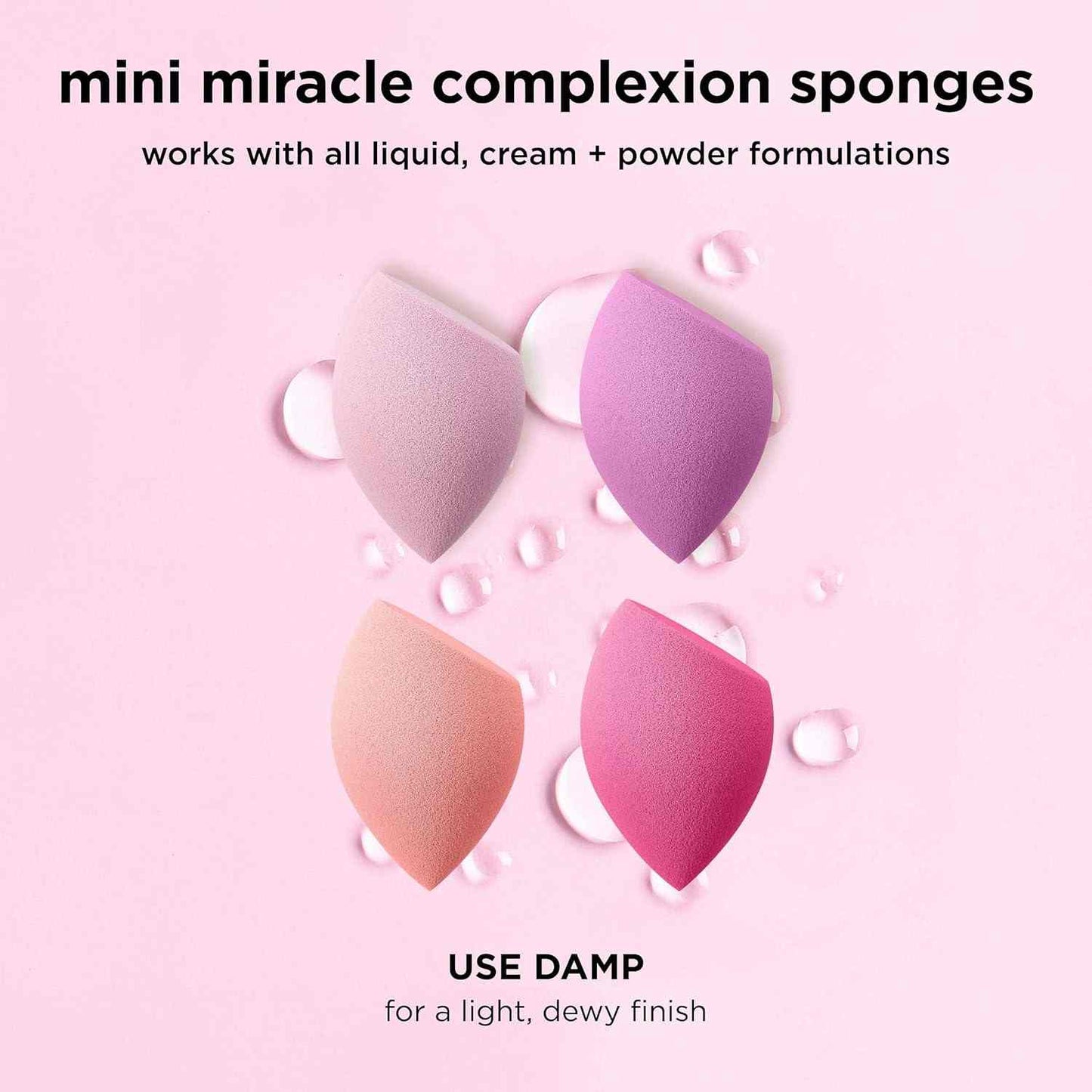 Flawless Precision Makeup Anywhere: Mini Miracle Complexion Sponges | 2 Pack per Set