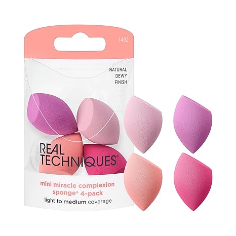 Flawless Precision Makeup Anywhere: Mini Miracle Complexion Sponges | 2 Pack per Set