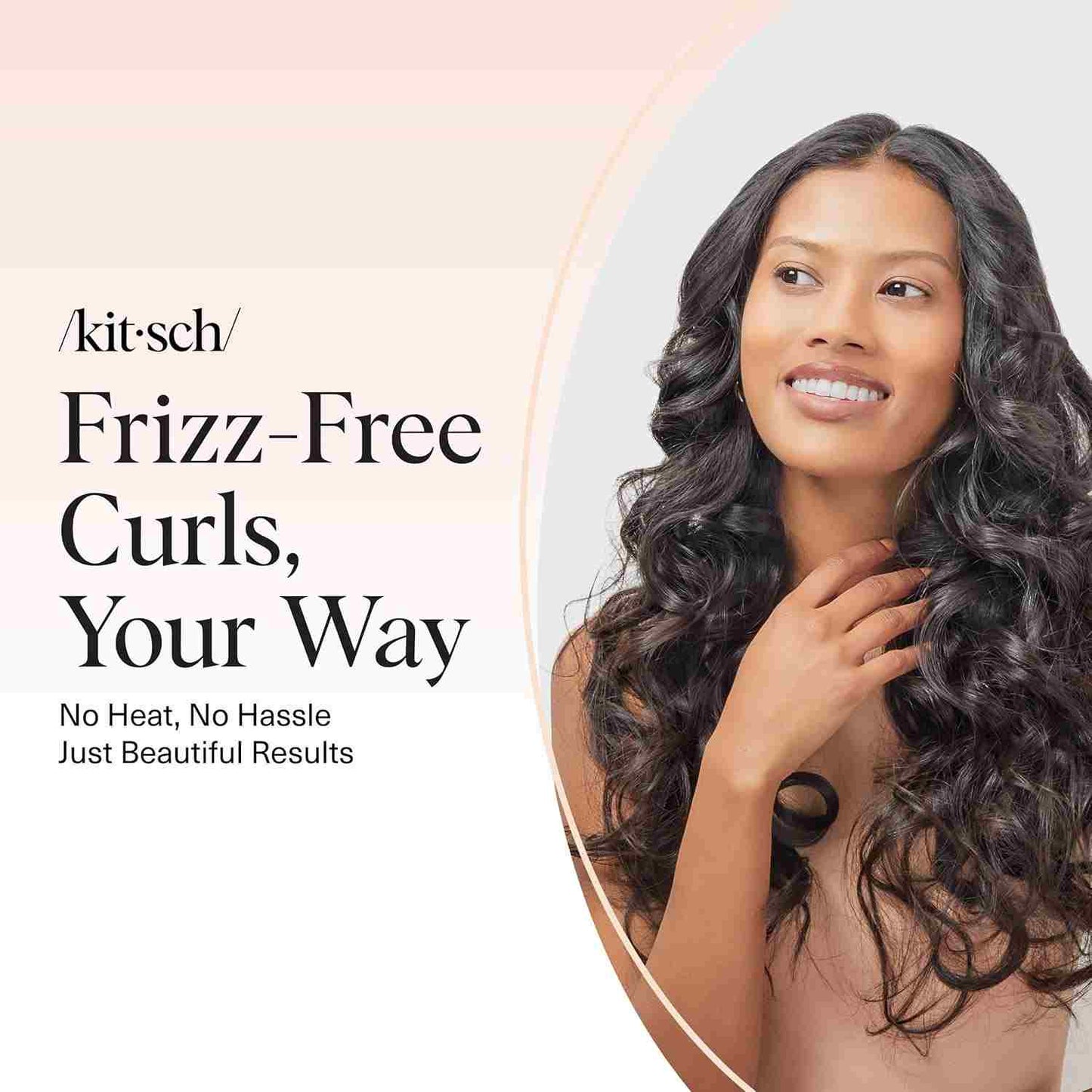 Effortless Heatless Satin Hair Curling Set for Heat-Free Salon Waves | 3 Pack per Set