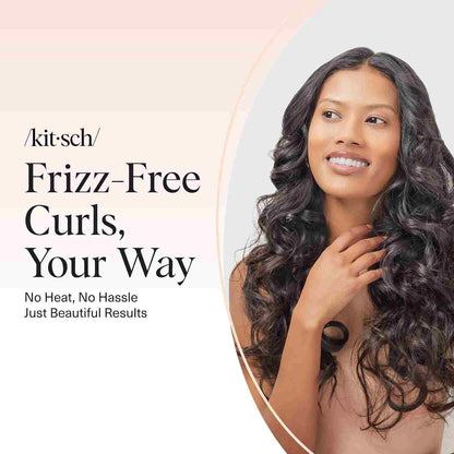 Effortless Heatless Satin Hair Curling Set for Heat-Free Salon Waves | 3 Pack per Set