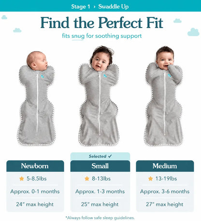 Sleep Longer & Deeper with Natural Arms-Up Swaddle Sack