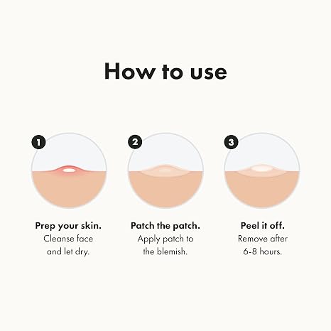 Overnight Hydrocolloid Acne Patches | 3 Pack per Set