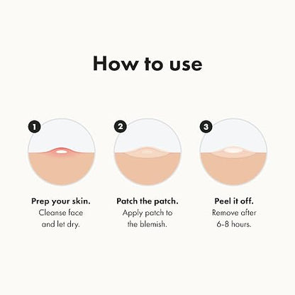 Overnight Hydrocolloid Acne Patches | 3 Pack per Set