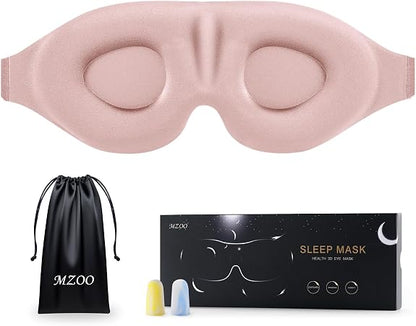 3D Contoured 100% Light Blocking Sleep Mask | 2 Pack per set