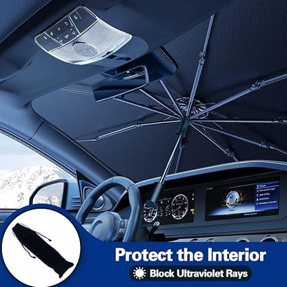 99% UV Blocking Car Windshield Sun Shade Umbrella
